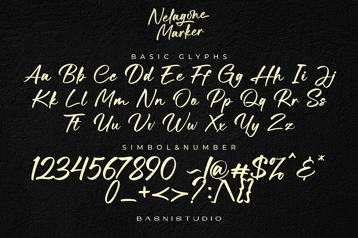Nelagone Marker – Casual Marker Font, a Handwritten Font by Basnistudio (Photo 6 of 11)