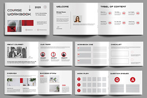 Course Workbook Template, a Brochure Template by MightyDesign