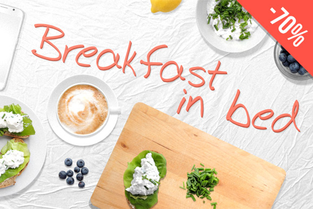 Breakfast Time Hero Image Scene Gen, a Product Mockup by pixart_pm (Photo 1 of 4)