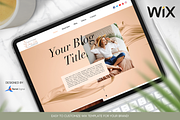 Lifestyle Blog Website for Wix, a Landing Page Template by Parrot Designs (Thumbnail 1 of 4)