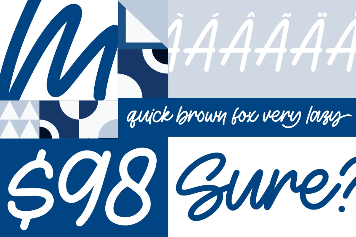 Humming - Monoscript Font preview 7
