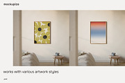 5x7 Bedroom Frame Mockup Natural, a Household Mockup by mockupize (Thumbnail 5 of 7)
