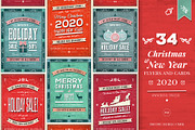 34 New Year Flyers & Cards, a Flyer Template by Digital Space (Thumbnail 1 of 7)