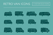 Retro Van Icons, a Solid Icon by the cabin supply co (Thumbnail 2 of 4)