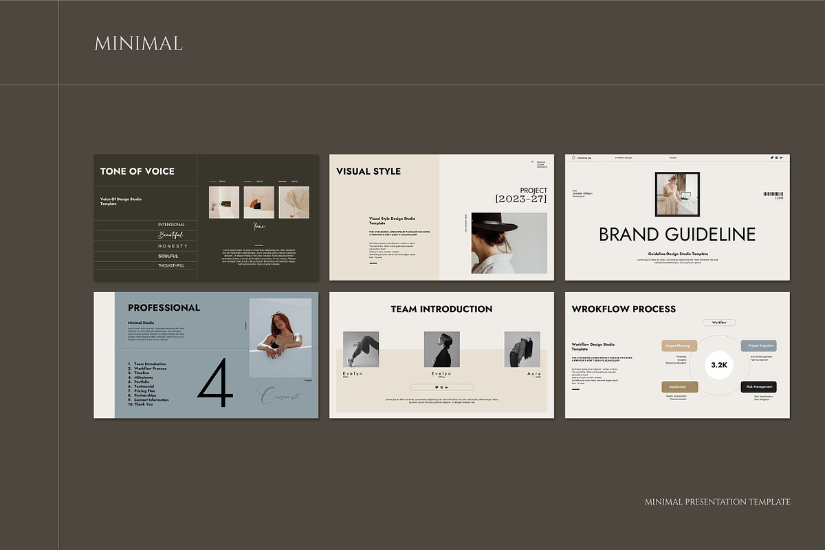 Minimal Presentation Template, a Presentation Template by slidestock55 (Photo 8 of 10)