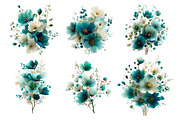 Watercolor Wildflower Clipart, an Illustration by GatewayDesign (Thumbnail 2 of 5)