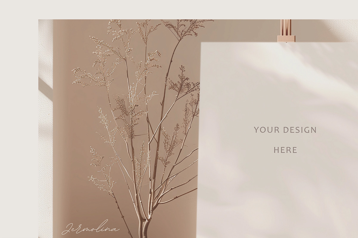 Boho Easel welcome sign mockup, a Product Mockup by Jermolina Mockups (Photo 3 of 3)
