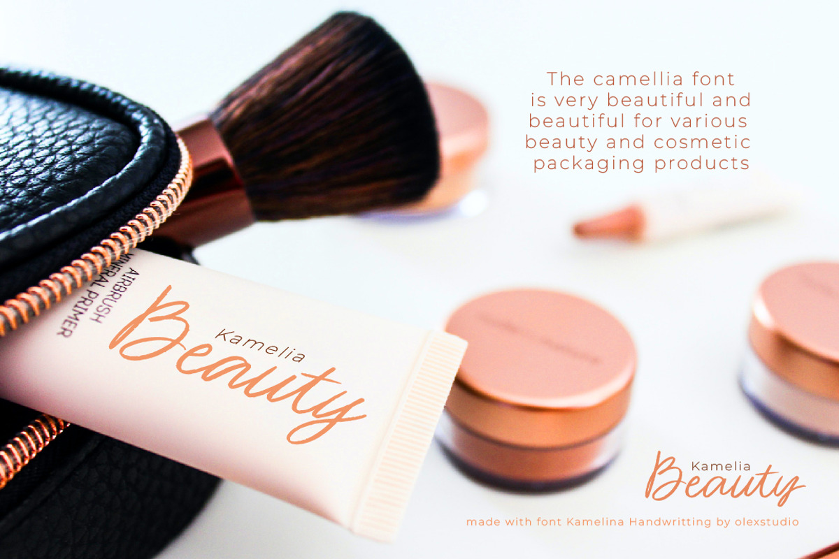 Kamelina Handwritting, a Script Font by Olexstudio (Photo 4 of 7)