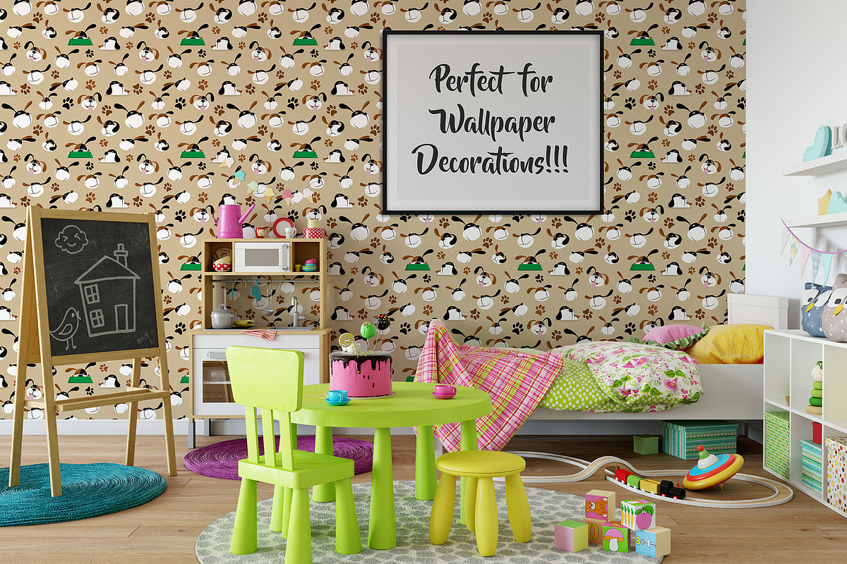 Dog Cartoon Textures, a Texture Graphic by Pingebat (Photo 3 of 3)