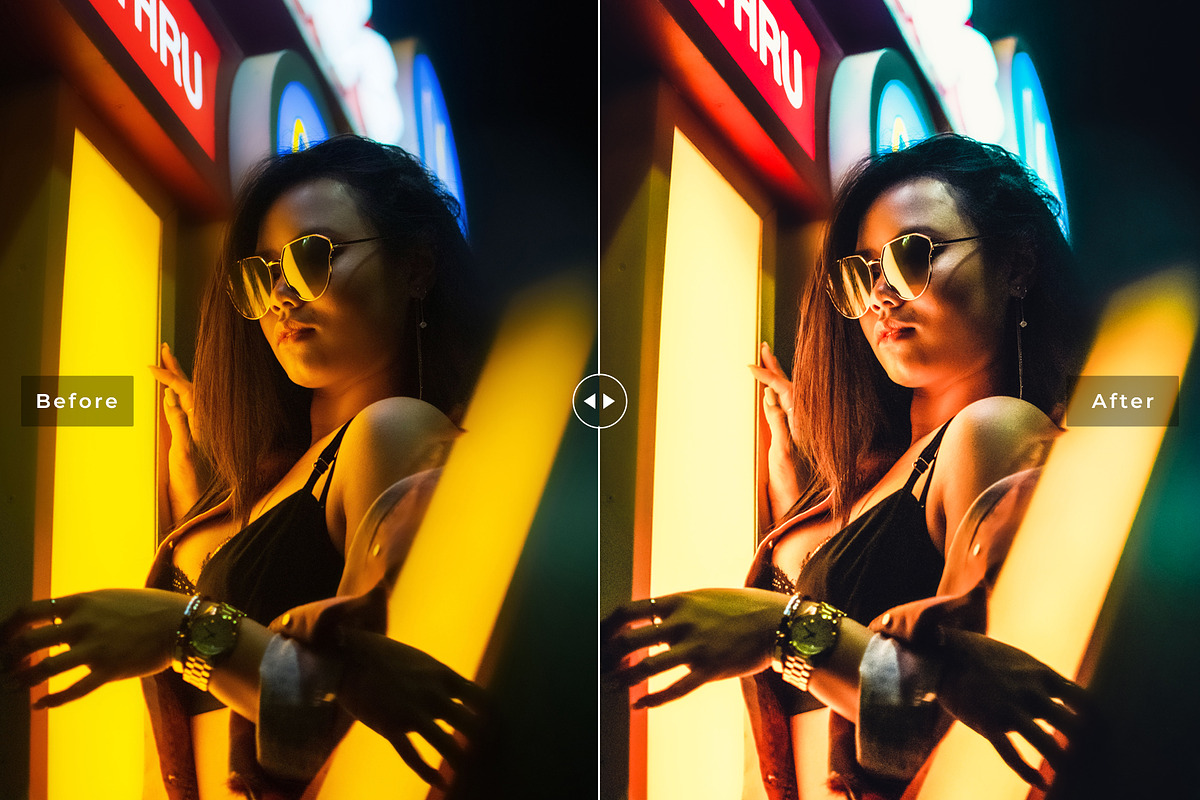 Neon Light Pro Lightroom Presets, an Action Add-On by Creativetacos (Photo 4 of 6)