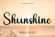 Shunshine, a Handwritten Font by FreshTypeINK (Thumbnail 1 of 8)