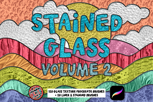 Procreate Stained Glass Kit Volume 2