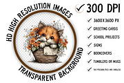 Whimsical Funny Easter Cat Clipart, an Illustration by Craft Nest (Thumbnail 2 of 6)