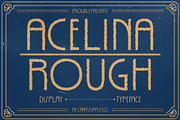 Acelina Rough, a Sans Serif Font by Craft Supply Co. (Thumbnail 1 of 8)