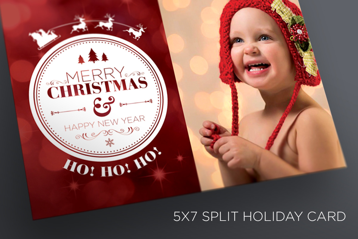 Christmas/New Years Card Template, a Card Template by xxDeadPixels (Photo 1 of 3)