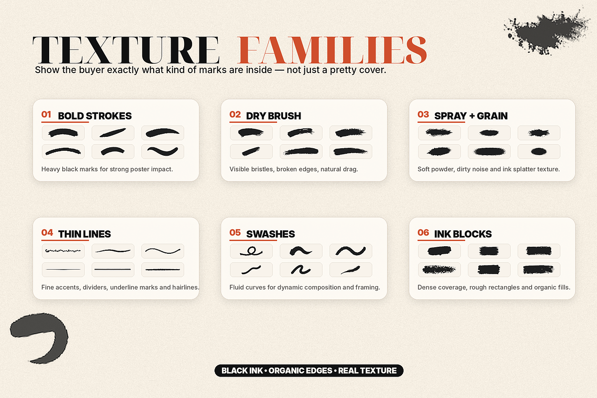 95 Ink Brush Assets PSD PNG, a Brush Add-On by ZinetroN (Photo 4 of 6)
