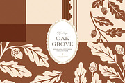 Oak & Acorn Autumn Patterns - Orange, a Pattern Graphic by Eclectic Anthology (Thumbnail 13 of 13)