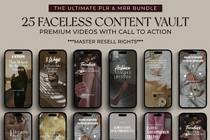 25 Faceless Reels Templates MRR