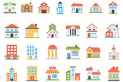 Versatile Buildings Icon Pack., an Icon by Vector Portal (Thumbnail 5 of 6)