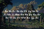 Rune Craft - Story Pixel Font, a Sans Serif Font by HipFonts (Thumbnail 5 of 6)