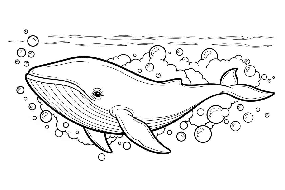 Whale Line Art Vector Bundle, an Illustration by yasushie (Photo 6 of 51)