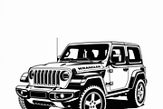 Jeep Vector Traveled design, perfect, an Illustration by Amazin_art (Thumbnail 7 of 9)