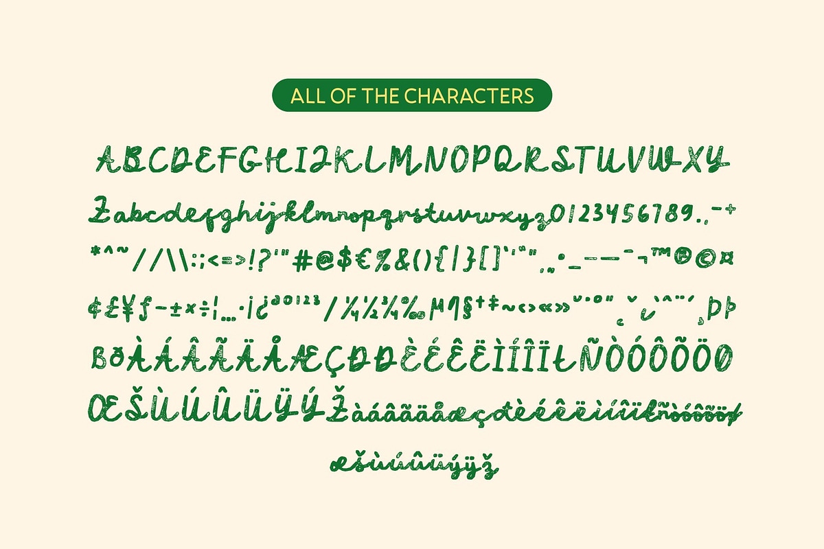 CS Airena Stamp, a Script Font by Craft Supply Co. (Photo 8 of 8)