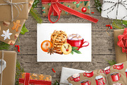 Christmas sweets and hot drinks, a Decorative Illustration by Hanna Hryharenka (Thumbnail 8 of 15)