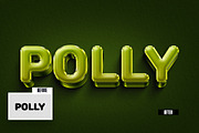 Polly 3D Text Effect, a Layer Style Add-On by iDoodle Studio (Thumbnail 4 of 5)