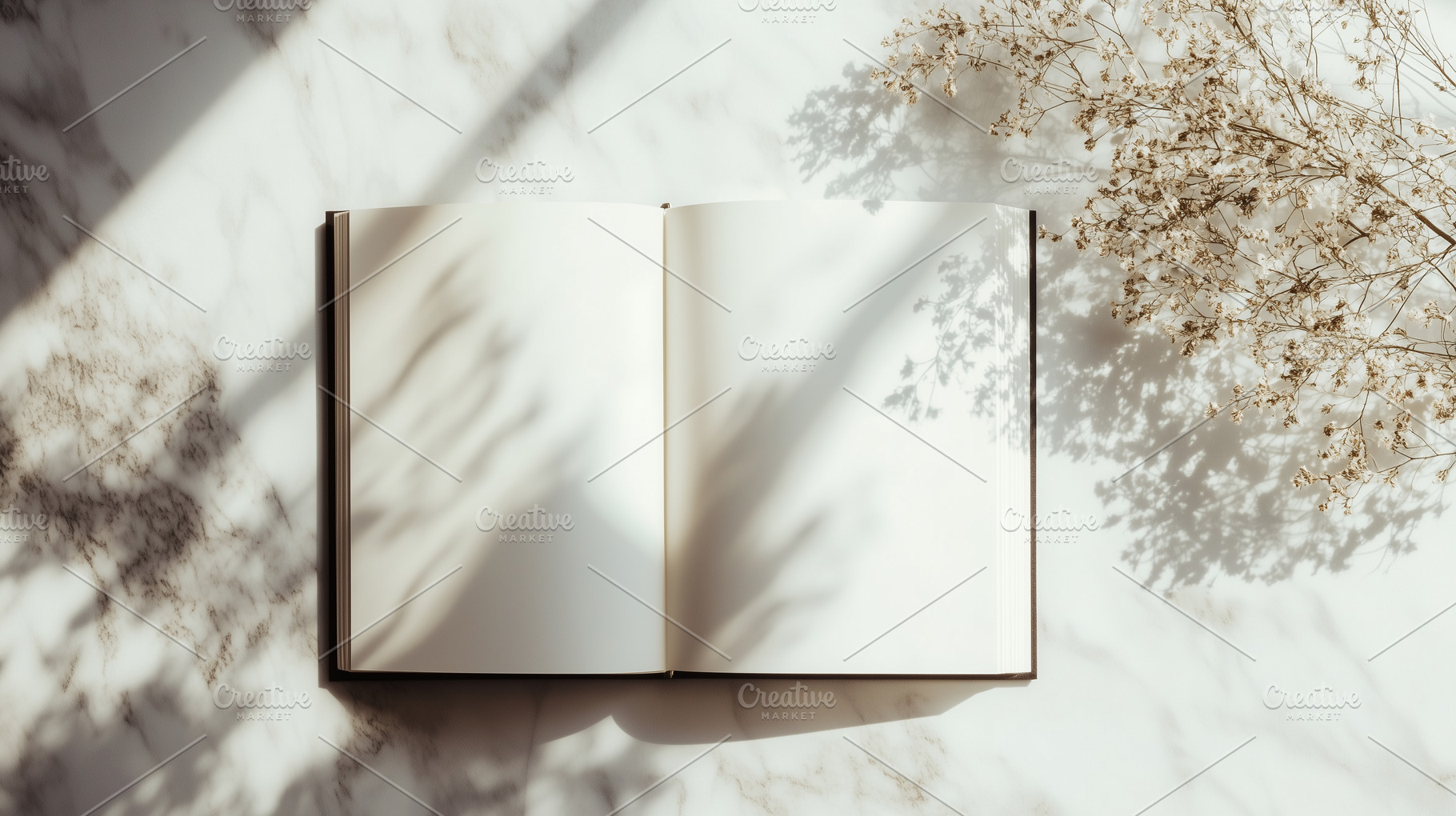 Open blank notebook mockup, a Background Photo by MistyDay
