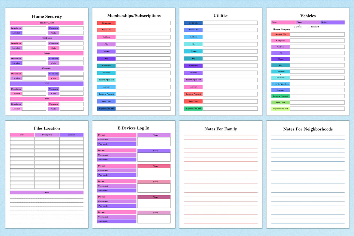 2026 End Of Life Planner For Canva, a Stationery Template by Shumaya (Photo 5 of 7)