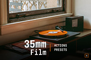35mm Film – Actions & Presets, a Preset Add-On by Hydrozi Presets (Thumbnail 1 of 12)