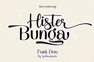 Hister Bunga-Font Duo