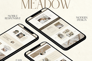 Showit Website Template Photography