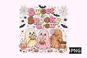 Cozy Halloween Ghost PNG, a Seasonal Illustration by Creative Art (Thumbnail 1 of 3)