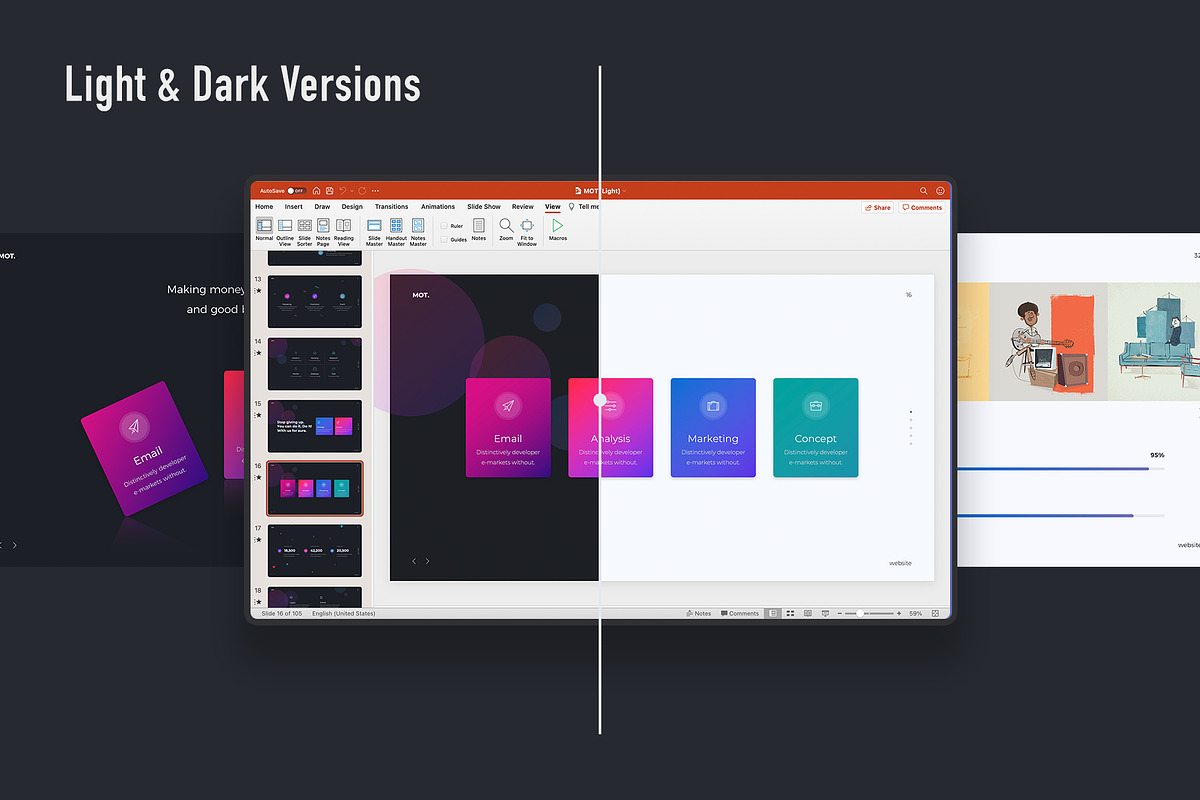 Motion - Colored & Creative Template, a Presentation Template by UDEA Store (Photo 9 of 18)