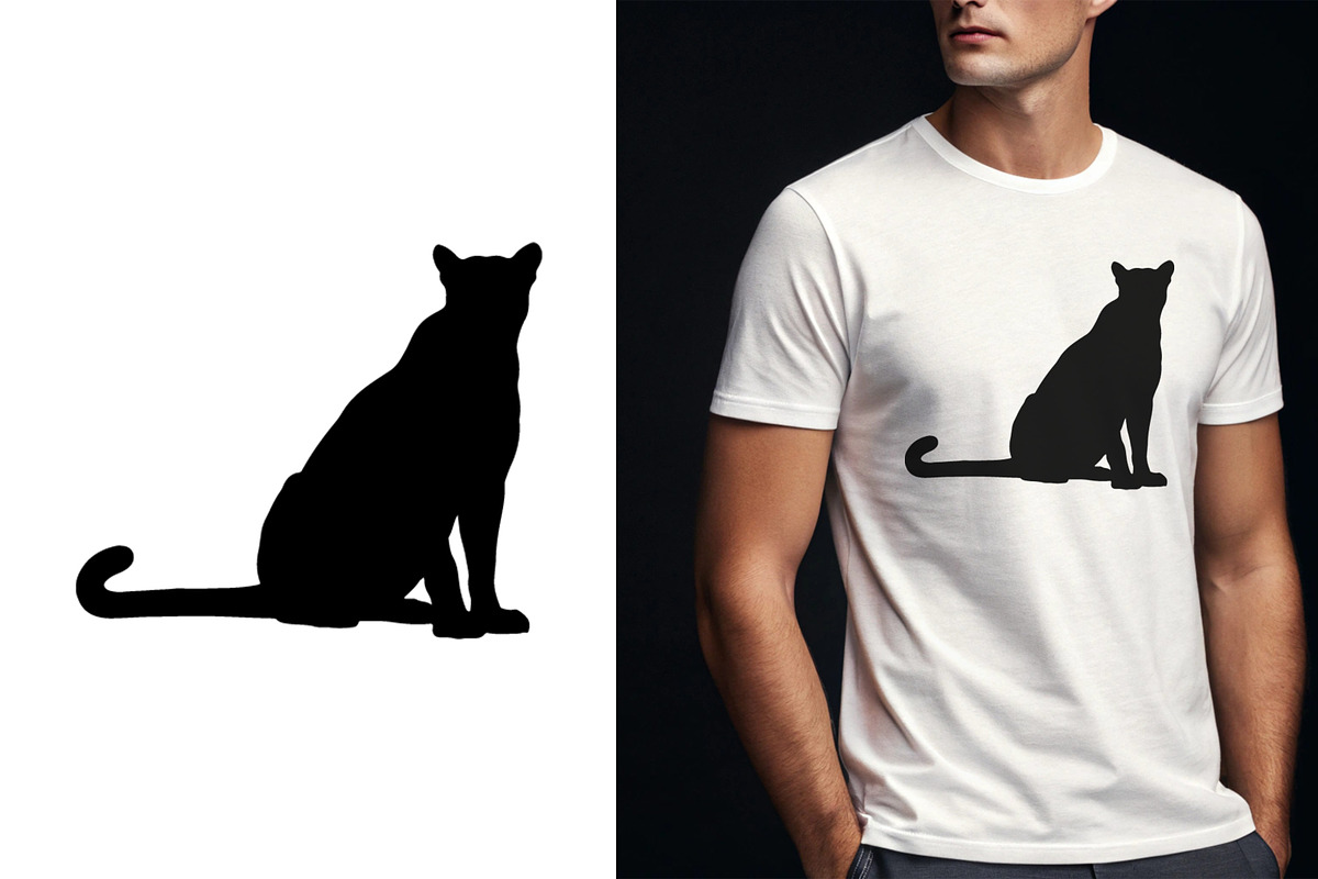Cougar Silhouette Collection - 20 Un, an Animal Illustration by Unique Design Team (Photo 1 of 5)