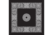 Set Of 4 Paisley Bandana's II, a Pattern Graphic by Bakhtiozin art graphic (Thumbnail 2 of 5)