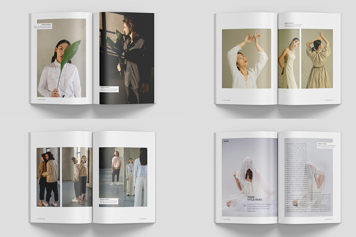 A5 Fashion Journal, a Brochure Template by Bookrak Graphic Design (Photo 6 of 9)