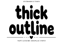 Thick Outline