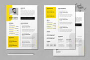 Resume Template Layout, a Resume Template by MightyDesign (Thumbnail 1 of 6)