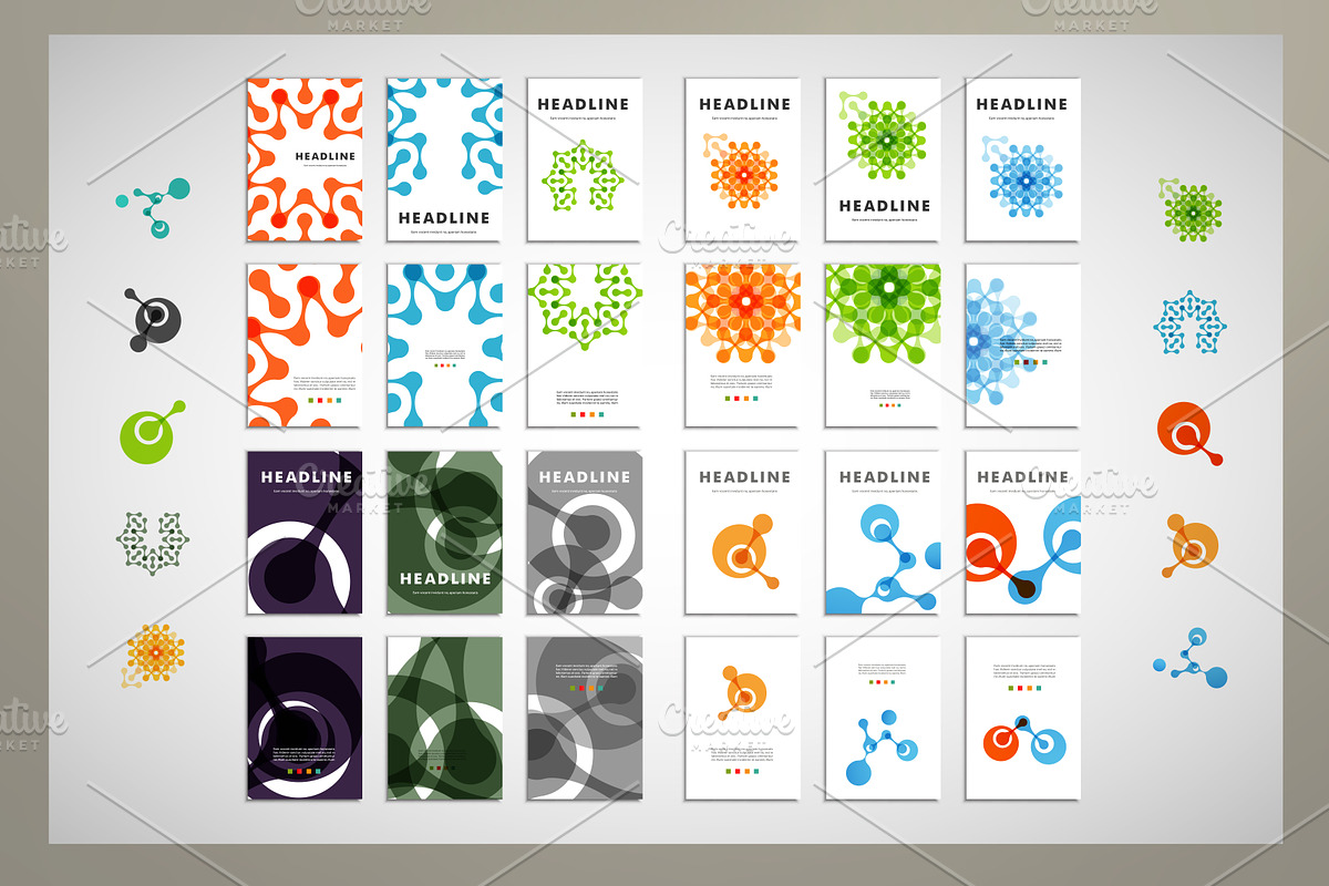 Vector abstract elements, a Graphic by Haisonok (Photo 1 of 5)