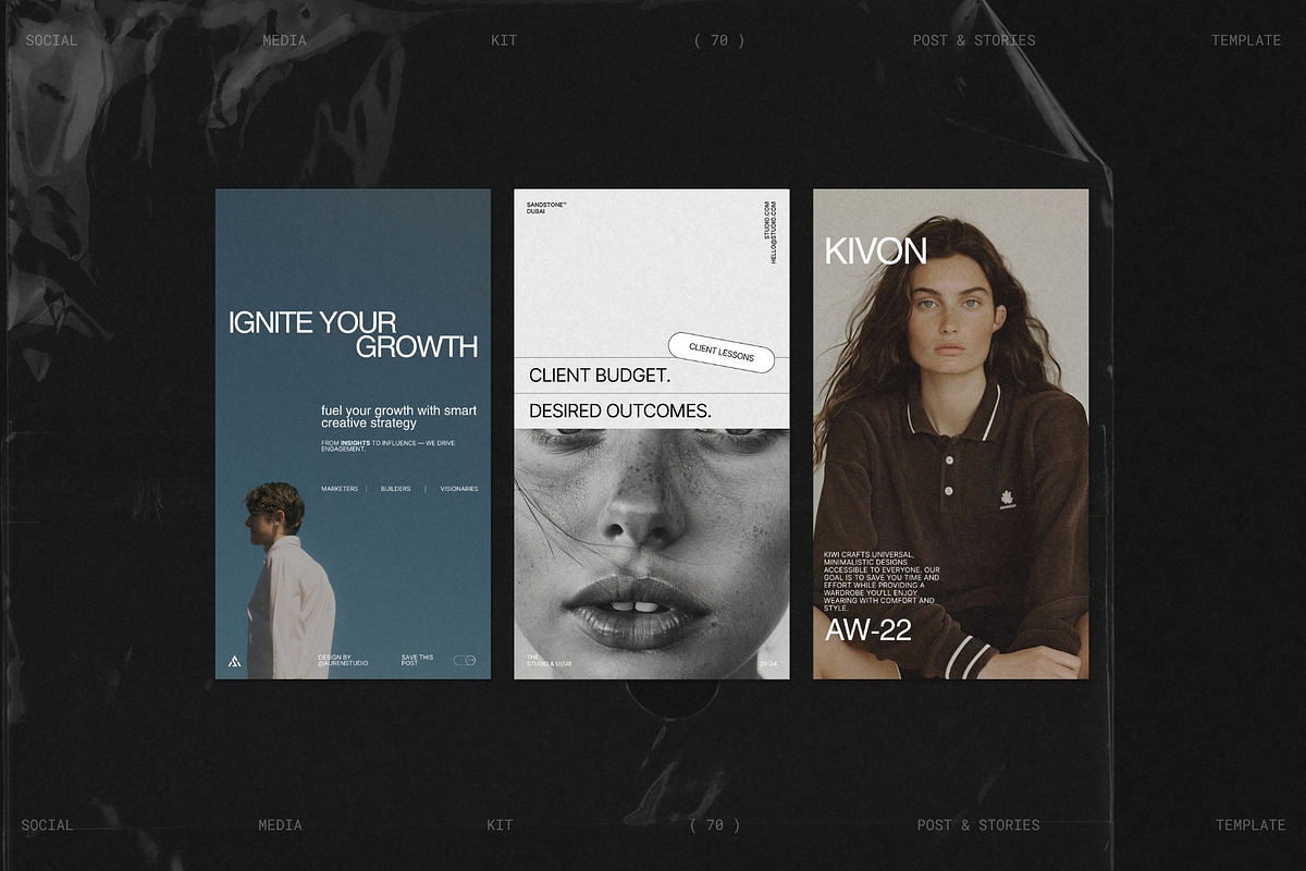 ELVO | Social Media Kit (I), a Social Media Template by Prapti Design (Photo 6 of 10)