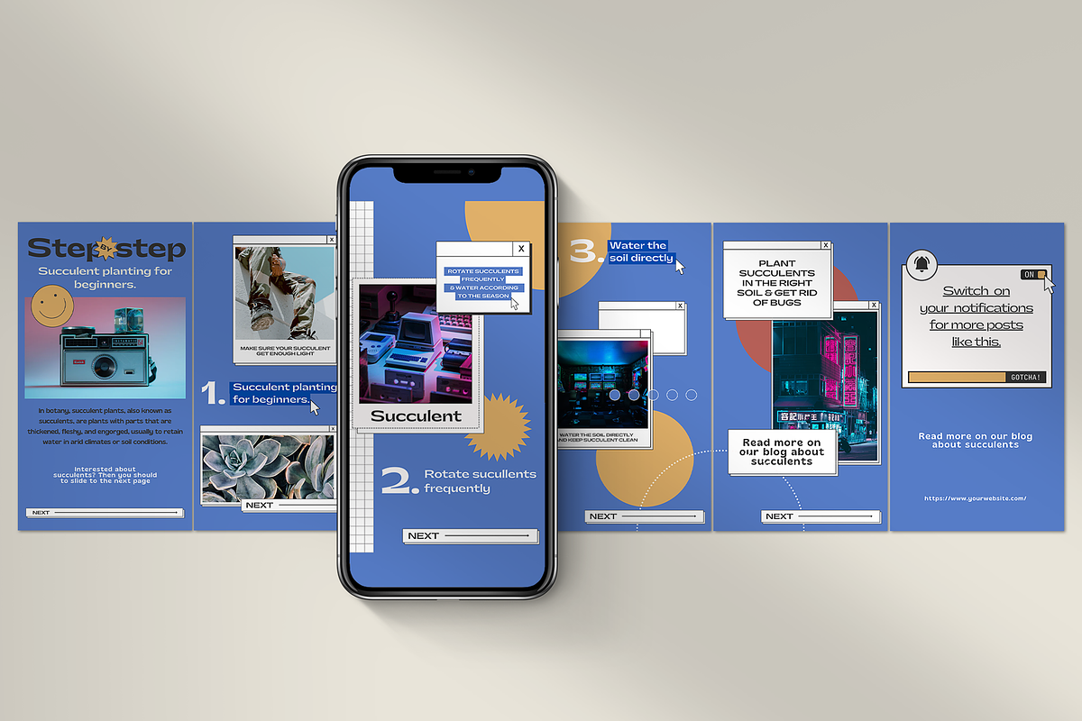 Instagram Carousel Retro CANVA, a Social Media Template by Analogi Studio (Photo 18 of 25)