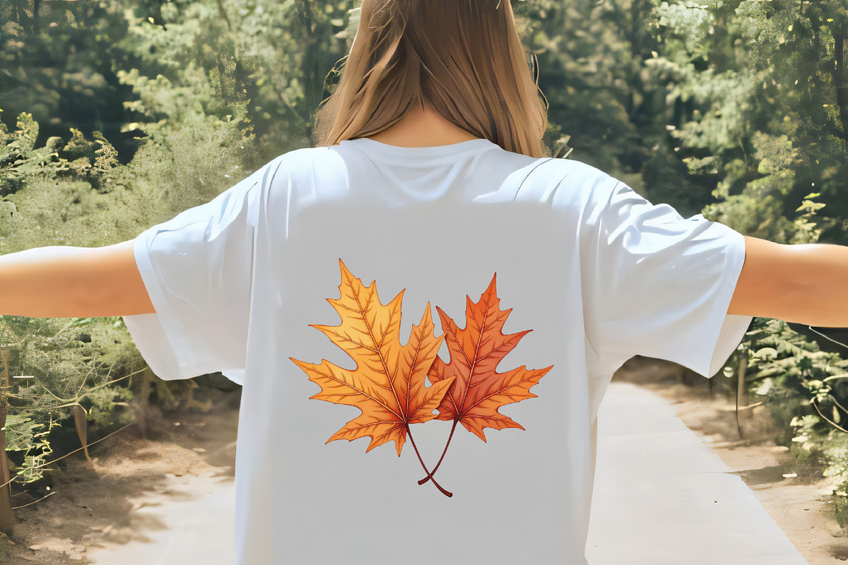 Watercolor Autumn Leaves Clipart, an Illustration by CrexoraLab (Photo 5 of 5)