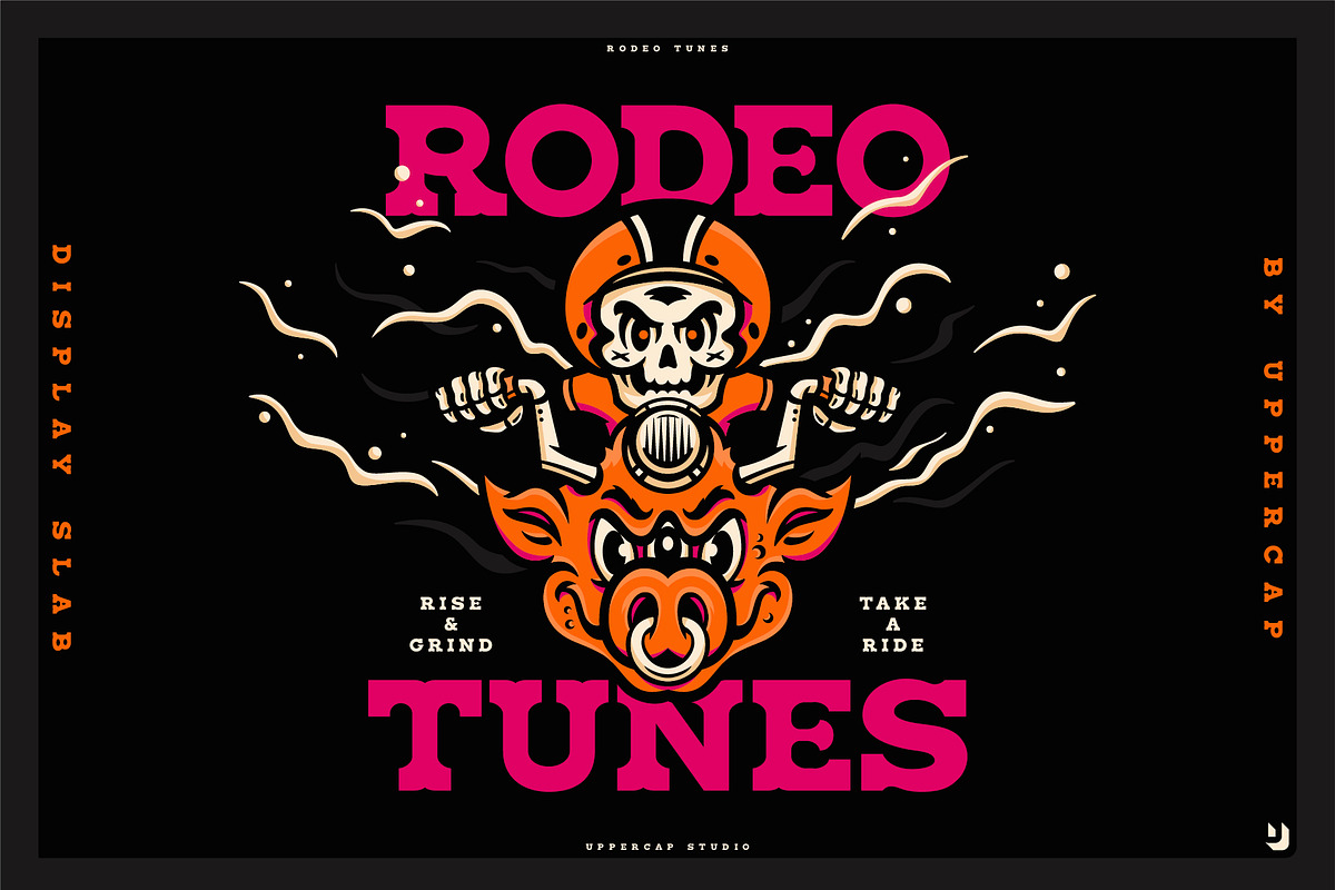 Rodeo Tunes - Western Slab Serif, a Slab Serif Font by UppercapType (Photo 4 of 21)
