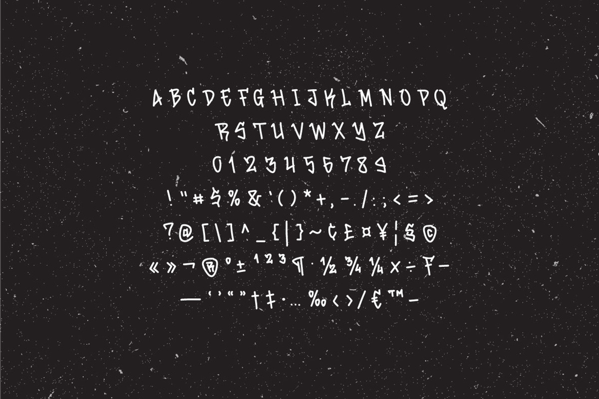 Rockimaru - Graffiti display font, a Handwritten Font by Mightyfire