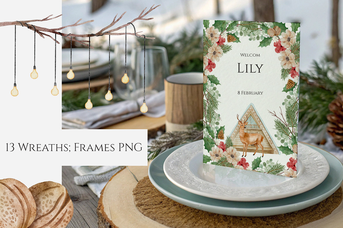 Winter Romantic Picnic, an Object Graphic by Kattypainting (Photo 5 of 11)