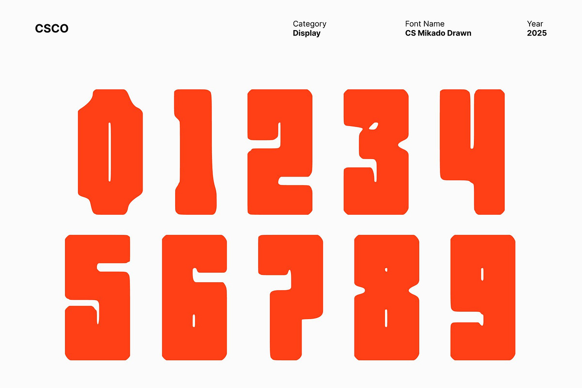 CS Mikado Drawn, a Sans Serif Font by Craft Supply Co. (Photo 4 of 8)