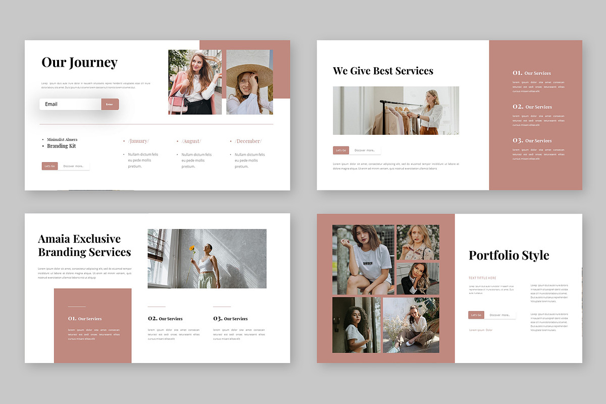 Fashion Google Slides Template, a Presentation Template by rudiSasori
